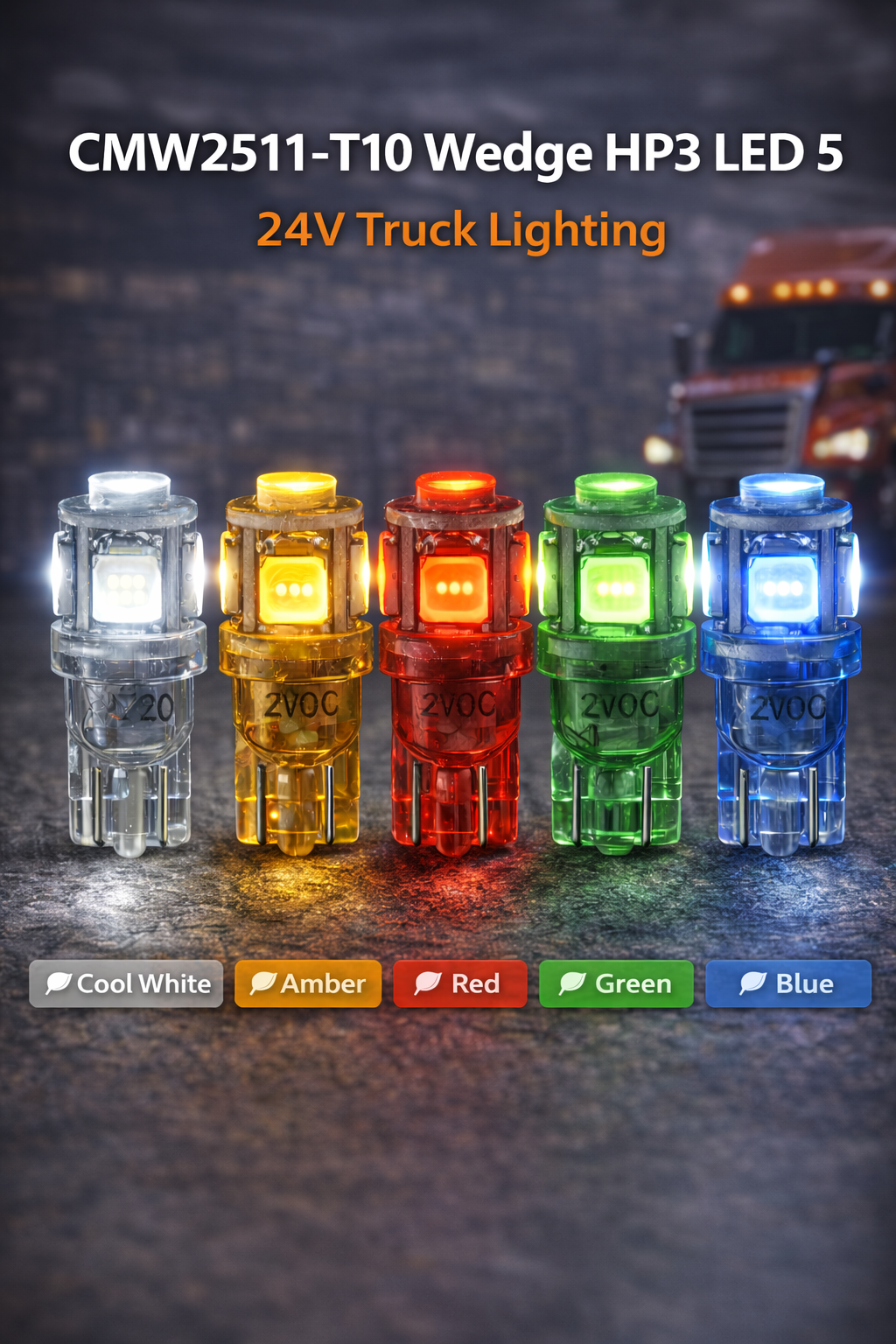 CMW2511-T10 Wedge HP3 LED 5 CMW2511-T10 Wedge HP3 LED 5