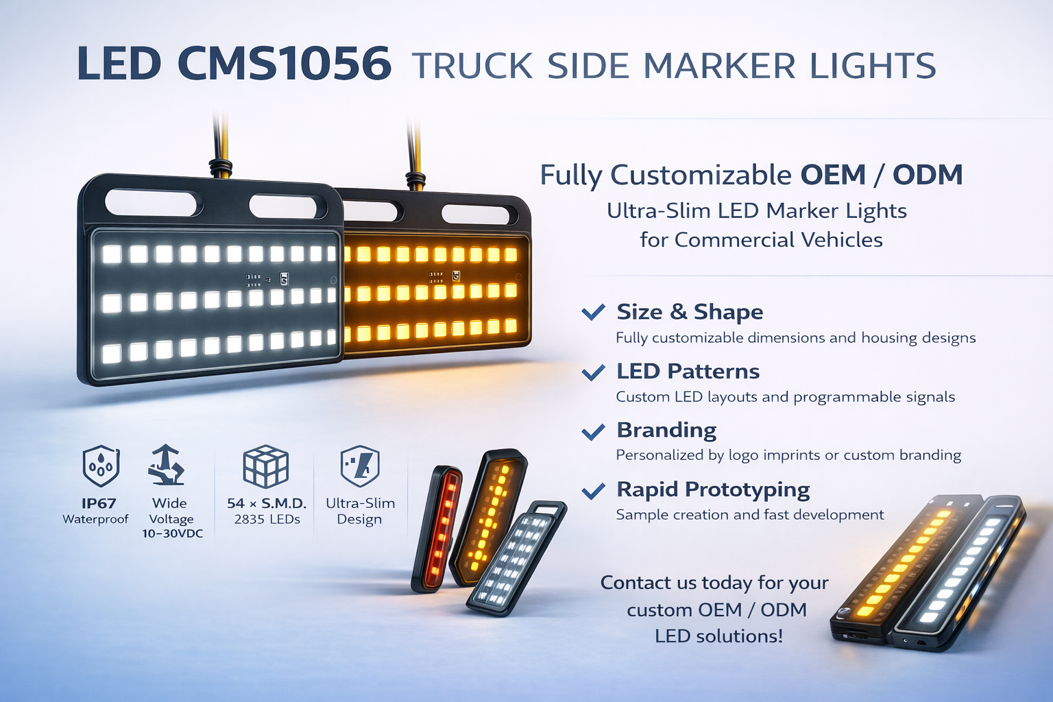 LED CMS1056-Truck Side Marker Lights LED CMS1056-Truck Side Marker Lights