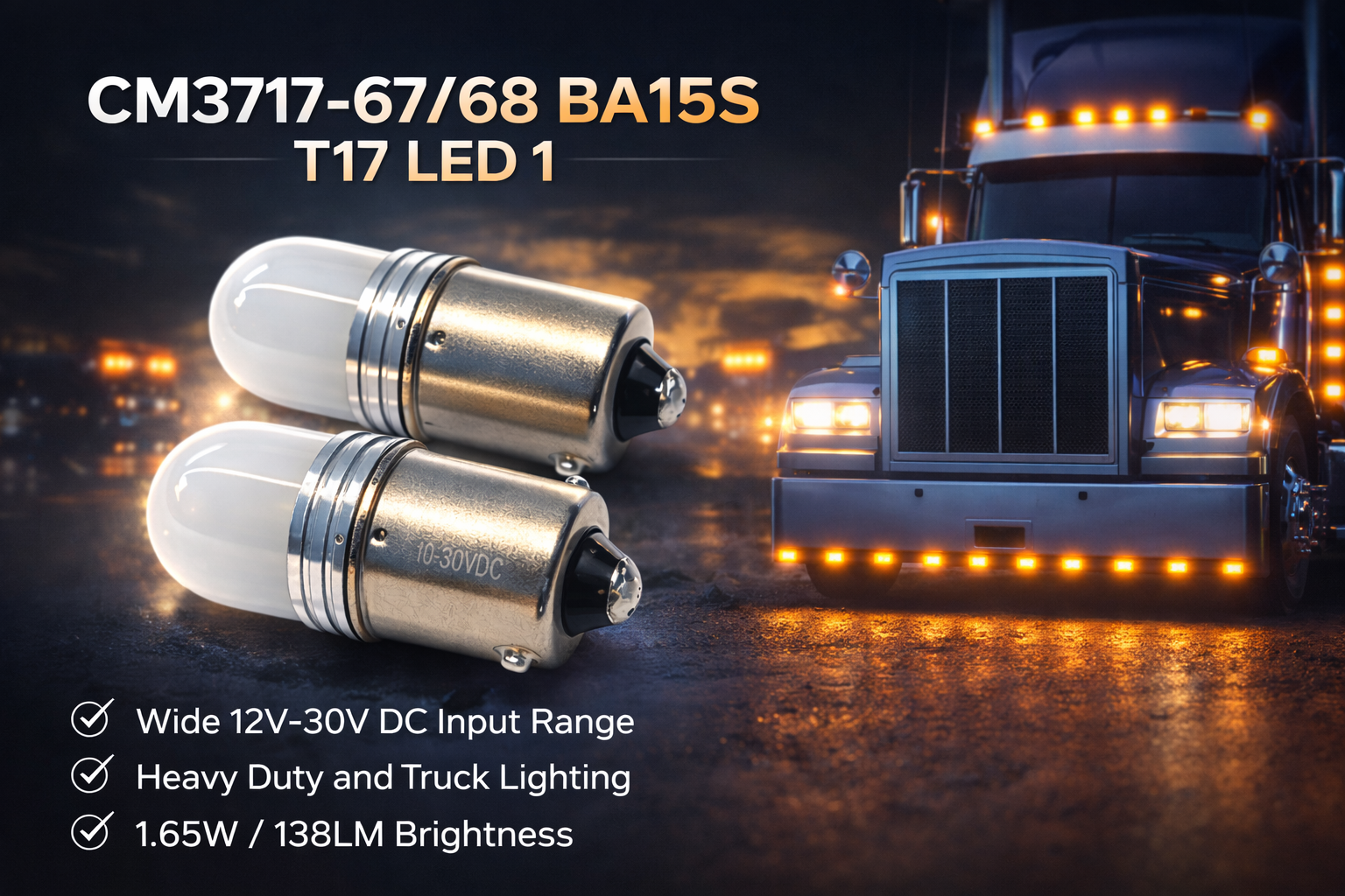 CM3717-67/68 BA15S T17 LED 1 CM3717-67/68 BA15S T17 LED 1