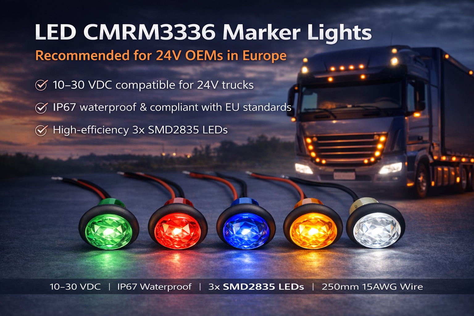 CMRM3336-LED Marker Lights CMRM3336-LED Marker Lights
