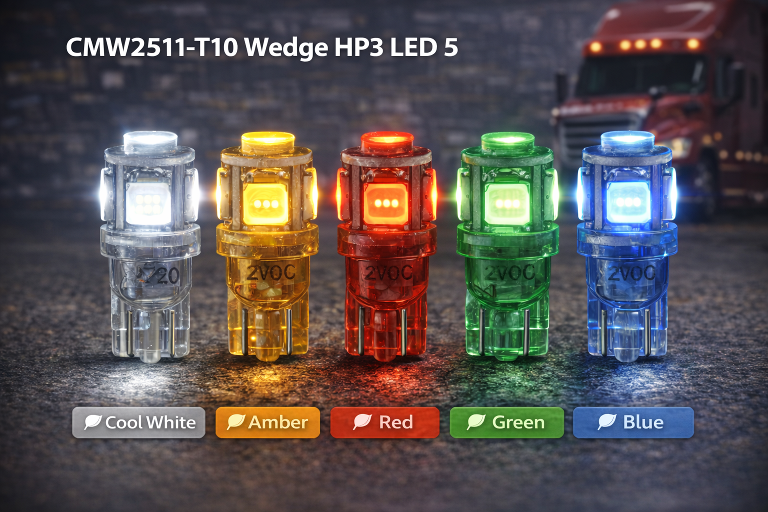 CMW2511-T10 Wedge HP3 LED 5 CMW2511-T10 Wedge HP3 LED 5