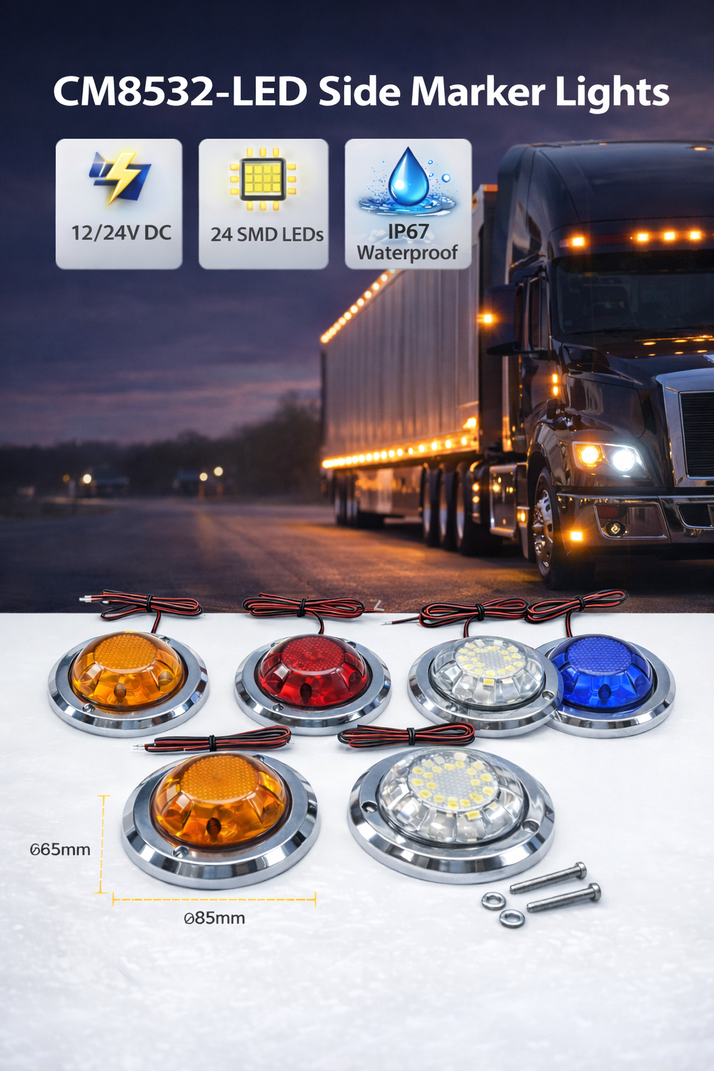 CM8532-LED Side Marker Light CM8532-LED Side Marker Light