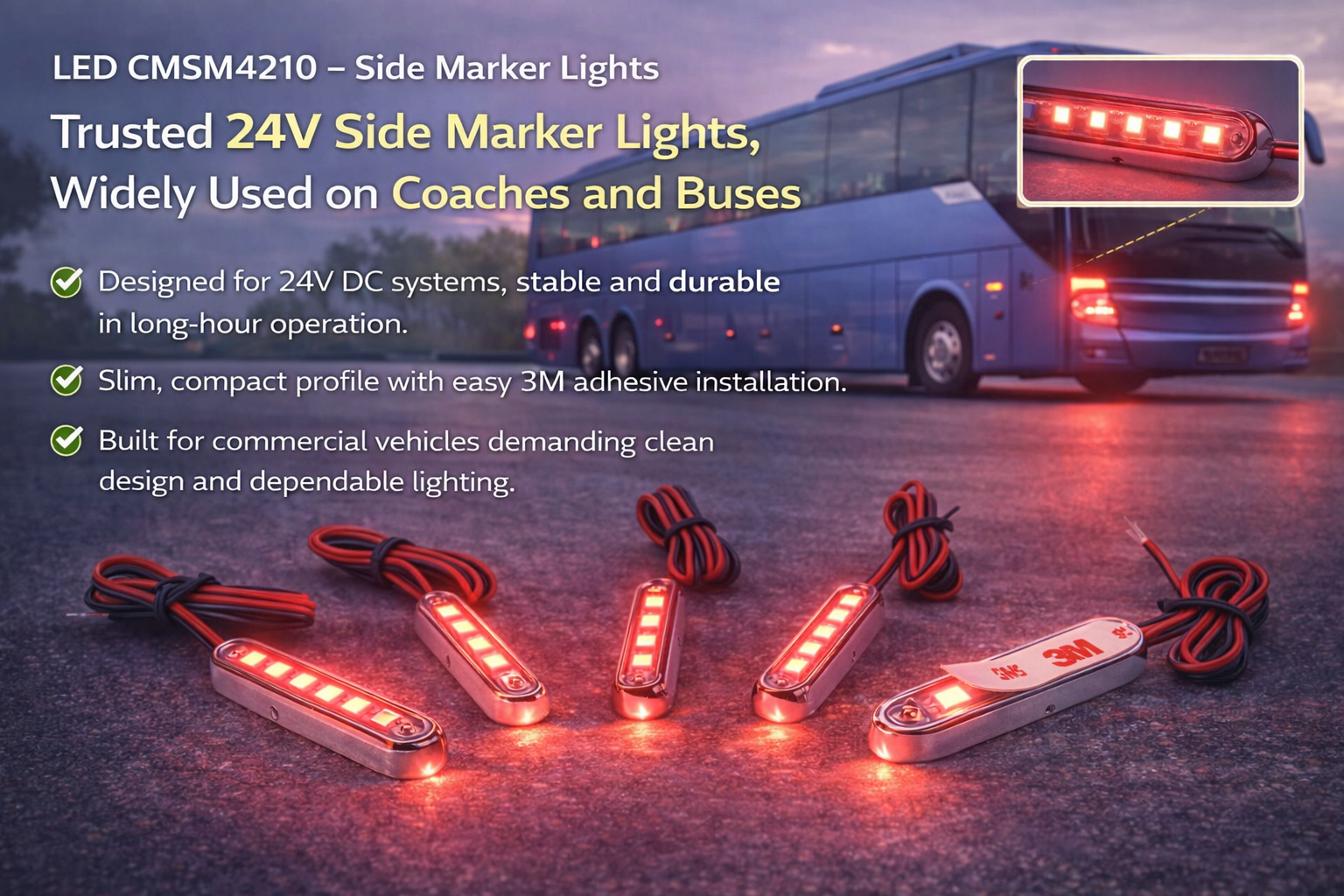 LED CMSM4210-Side Marker Lights LED CMSM4210-Side Marker Lights