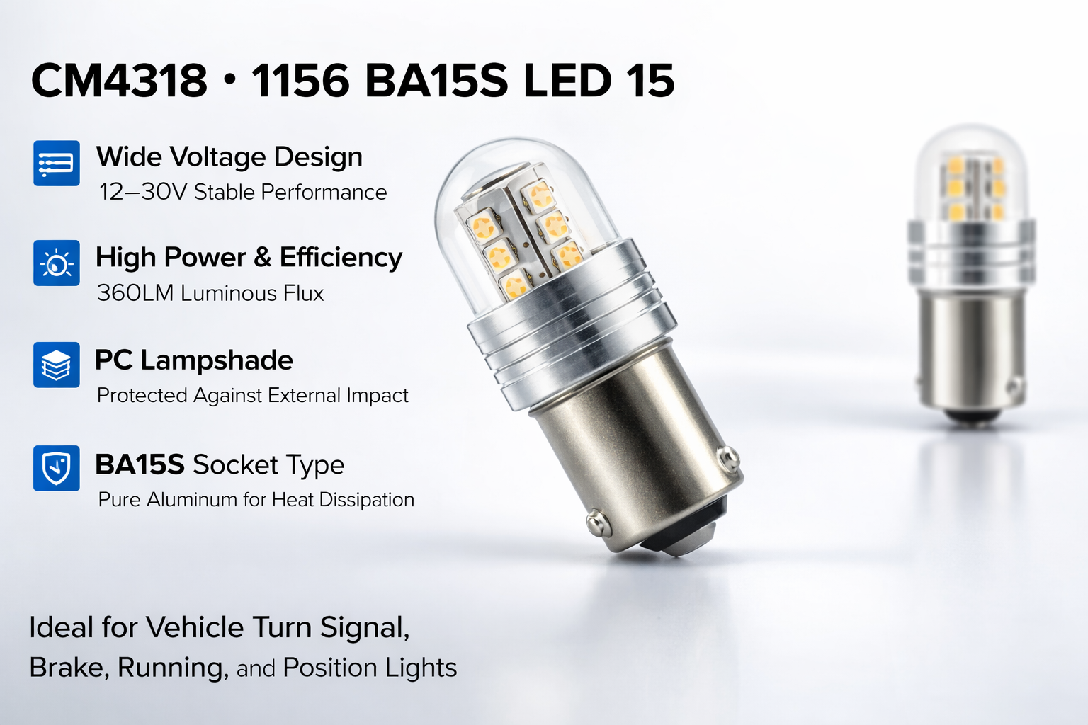 CM4220-1156 BA15S LED 15 CM4220-1156 BA15S LED 15