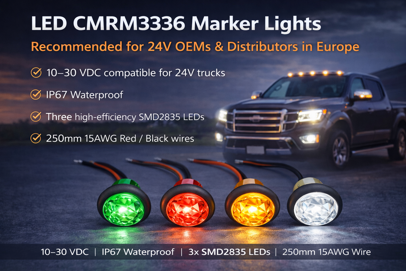 CMRM3336-LED Marker Lights CMRM3336-LED Marker Lights