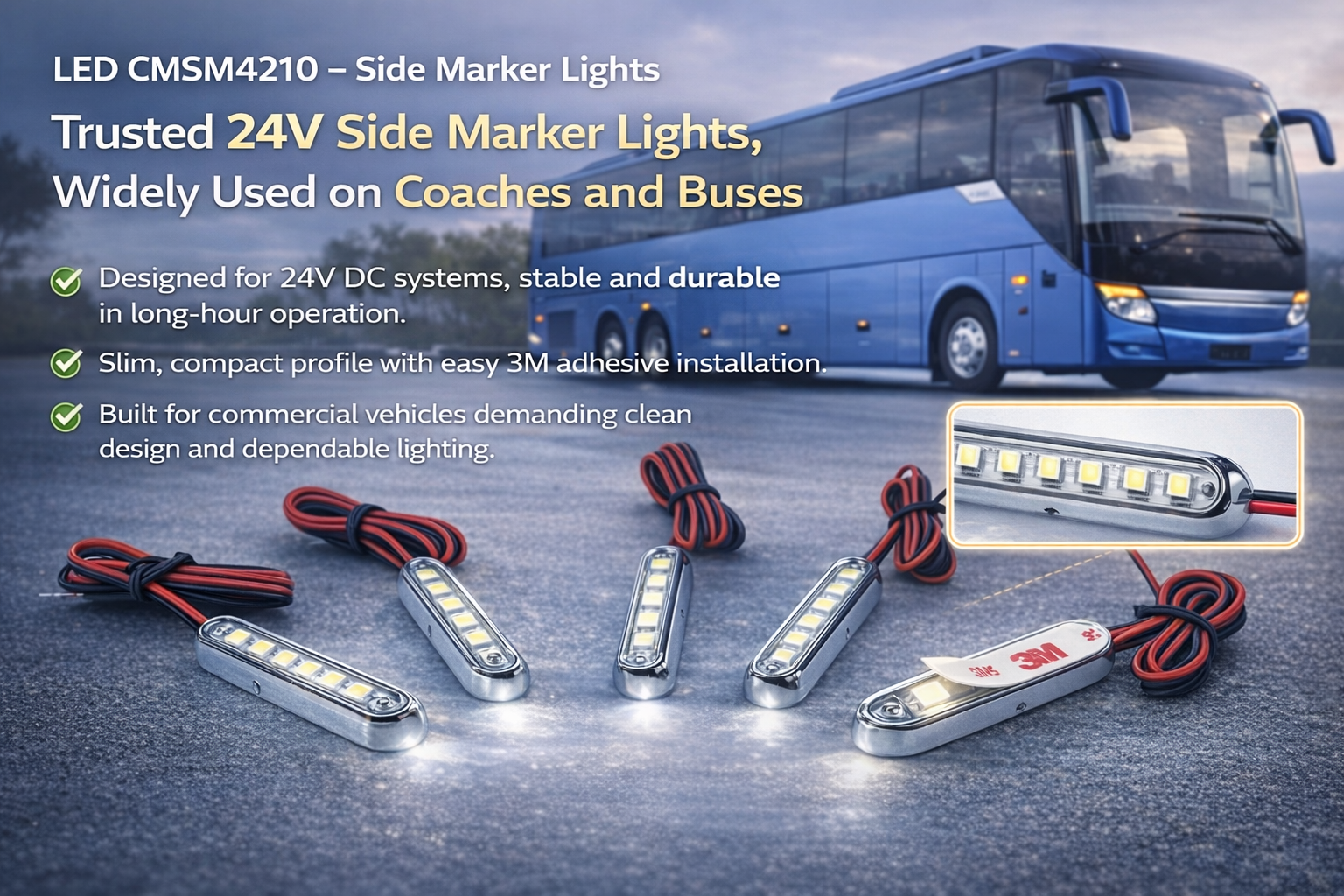 LED CMSM4210-Side Marker Lights LED CMSM4210-Side Marker Lights