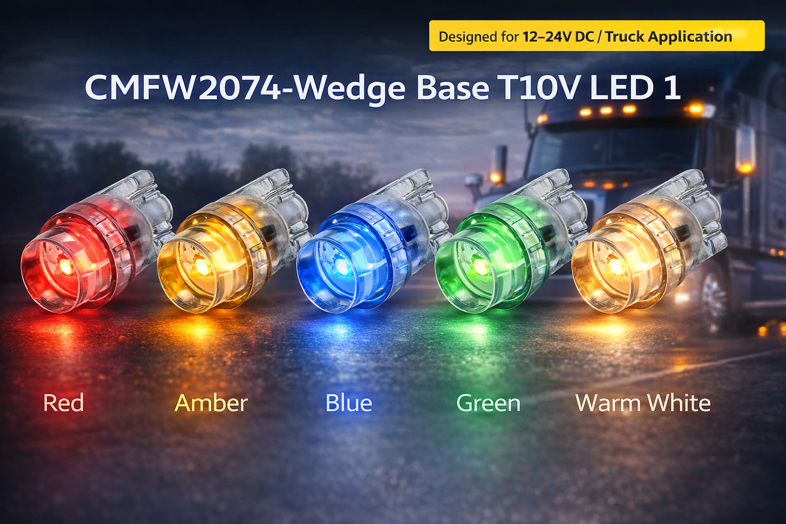 CMFW2074-Wedge Base T10V LED 1 CMFW2074-Wedge Base T10V LED 1