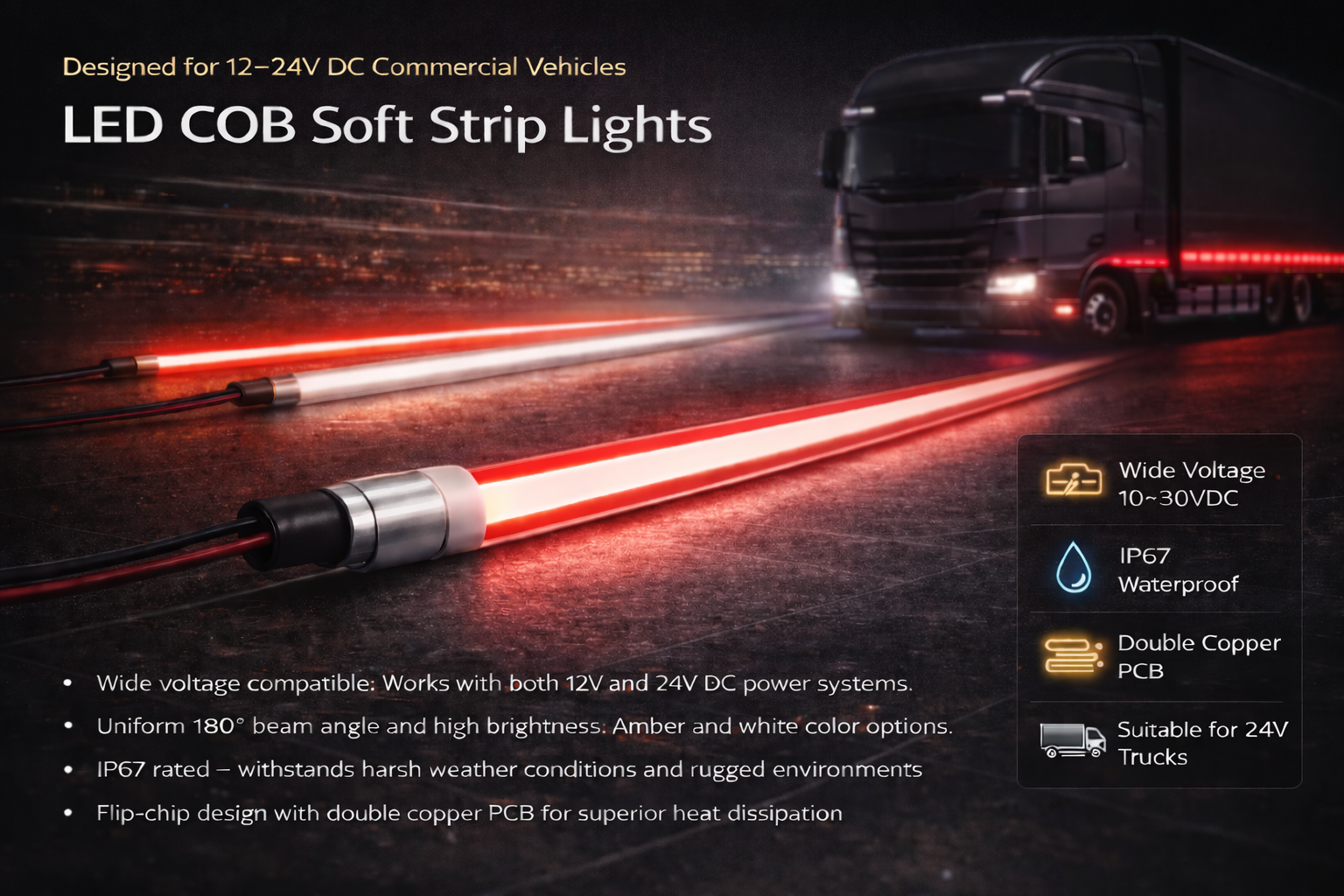 CM5006W-LED COB Soft Strip Light CM5006W-LED COB Soft Strip Light