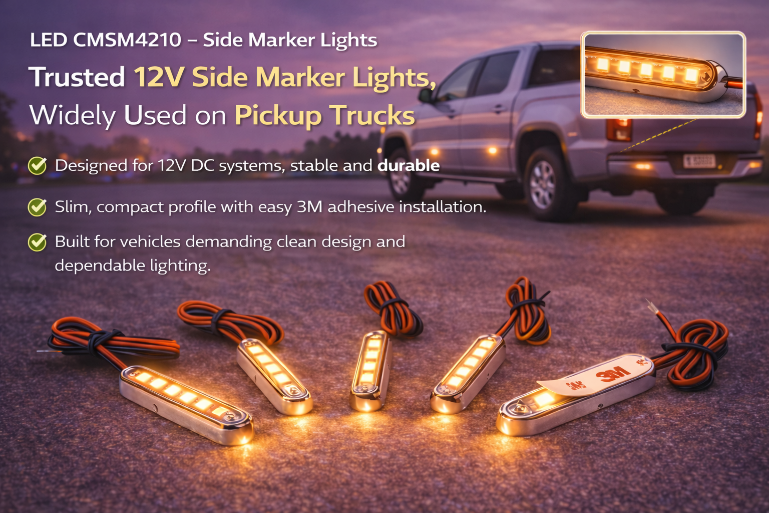 LED CMSM4210-Side Marker Lights LED CMSM4210-Side Marker Lights