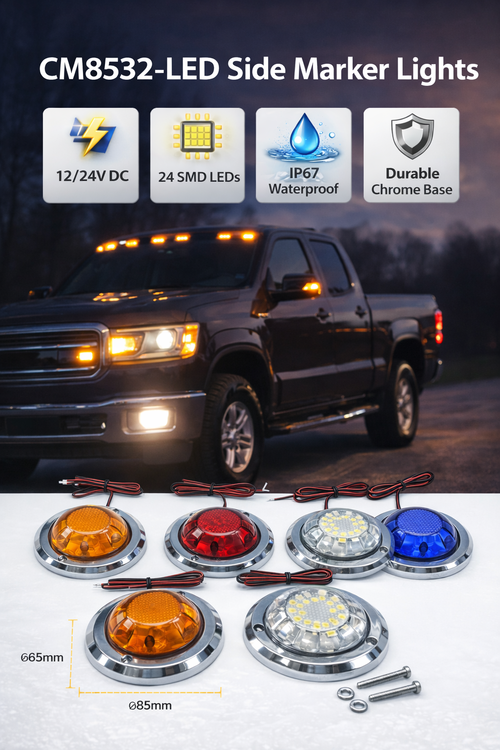 CM8532-LED Side Marker Light CM8532-LED Side Marker Light