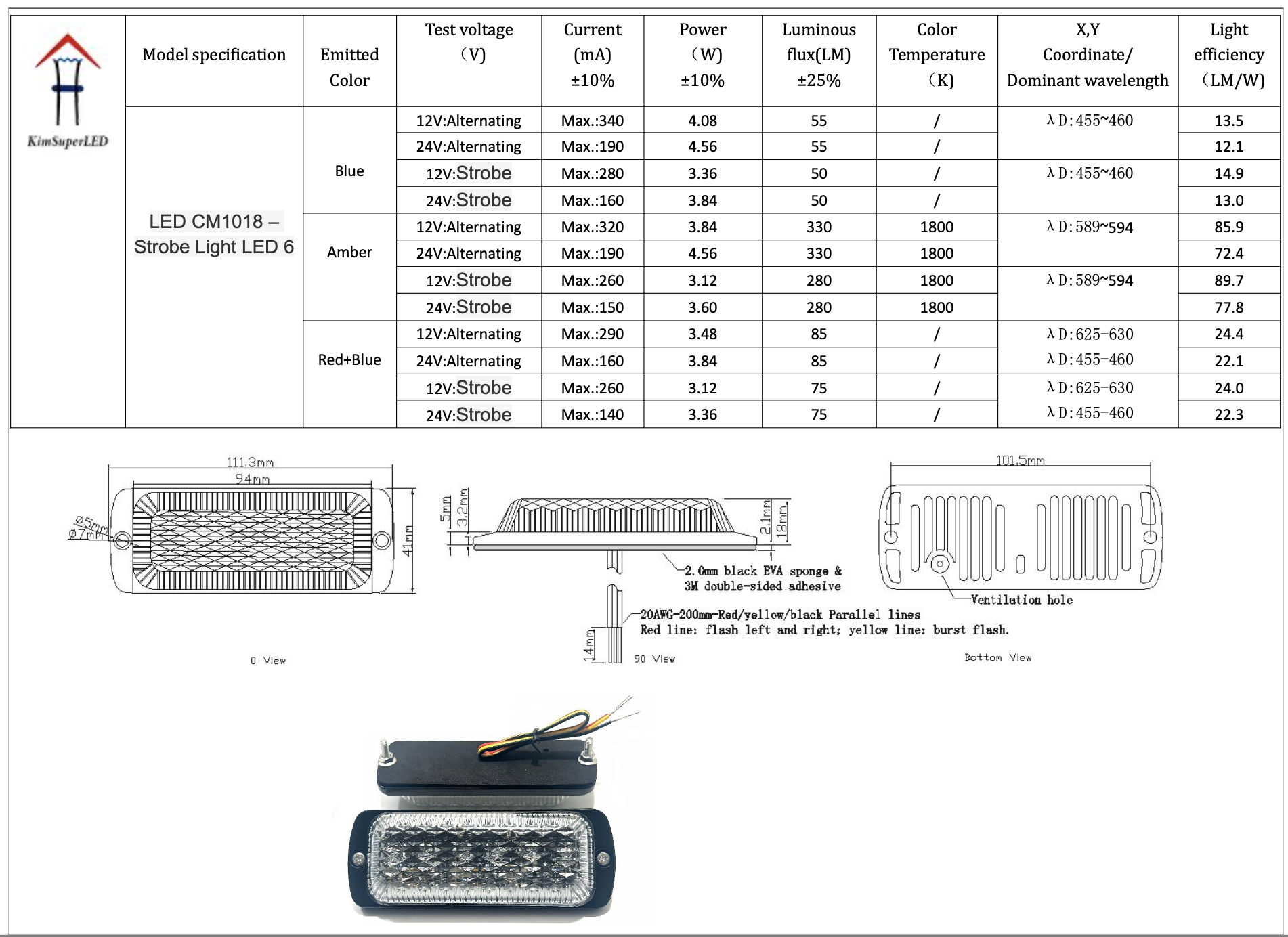 CM11118-Truck Side Lights LED 6 CM11118-Truck Side Lights LED 6