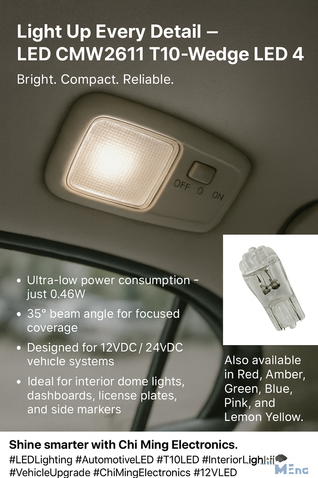 CMW2611-T10 Wedge LED 4 CMW2611-T10 Wedge LED 4