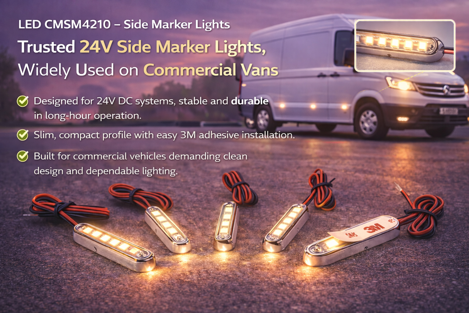 LED CMSM4210-Side Marker Lights LED CMSM4210-Side Marker Lights