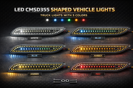 LED CMSD355-Shaped Vehicle Lights