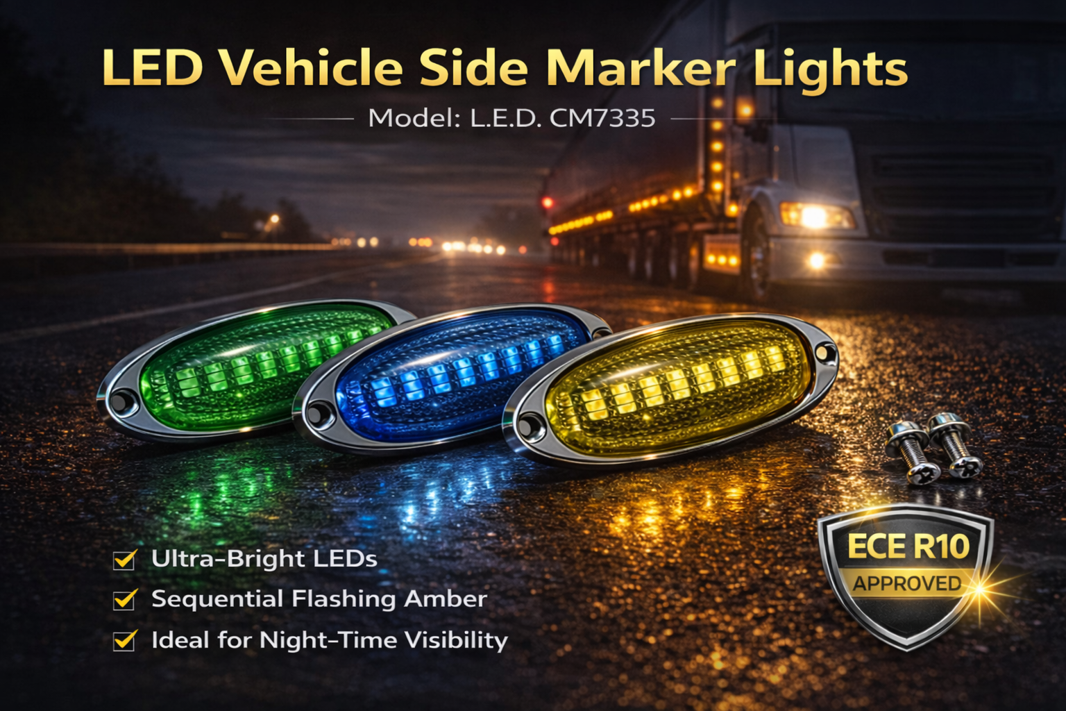 LED CM7335-Vehicle Side Marker Lights LED CM7335-Vehicle Side Marker Lights