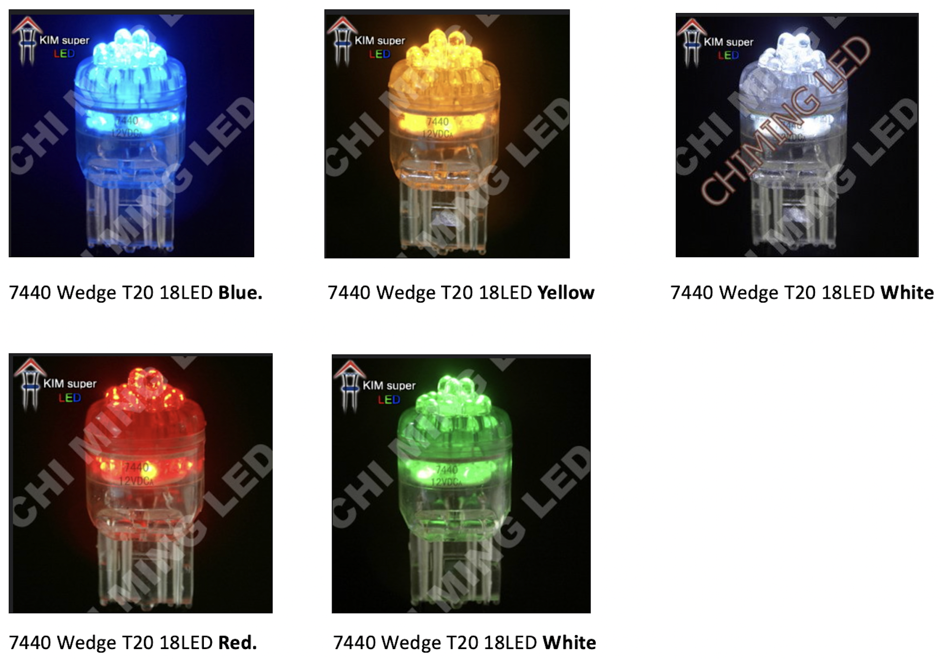 7440 Wedge T20 18LED 7440 Wedge T20 18LED