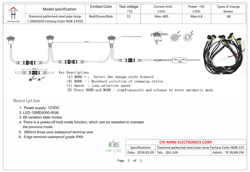 Super bright various LED vehicle warning lights, LED side lights, LED floor lights, LED indoor lighting 2024
