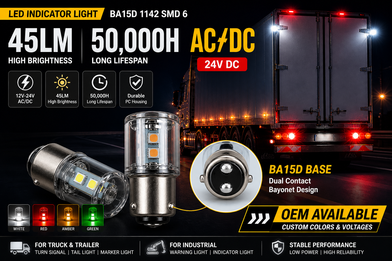 CMBD4520-LED BA15D 1142 SMD 6