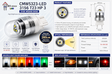 CMW5323-LED 3156 T23 HP3