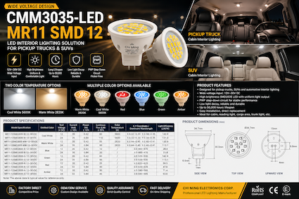 CMM3035-LED MR11 SMD 12