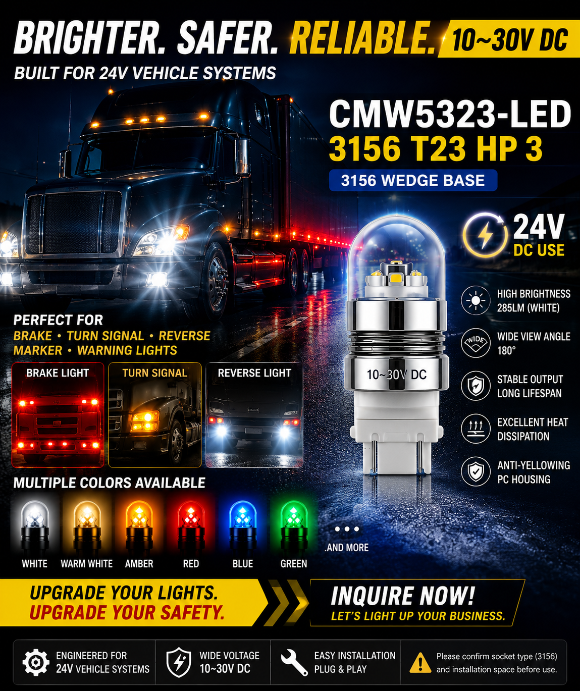 CMW5323-LED 3156 T23 HP3
