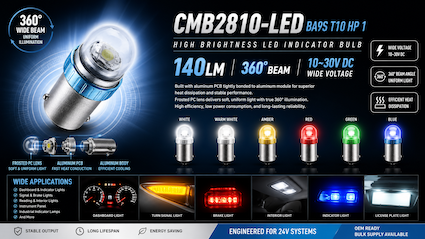 CMB2810-LED BA9S T10 HP 1