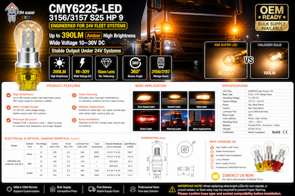 CMY6225-LED 3156/3157 S25 HP 9