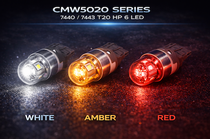 CMW5020-LED 7440/7443 T20 HP 6