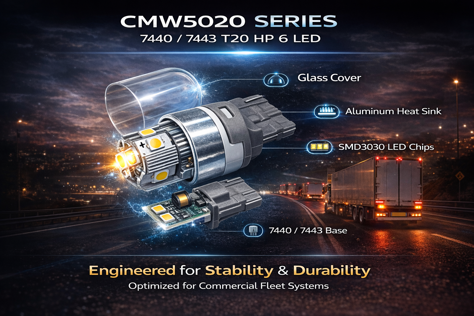 CMW5020-LED 7440/7443 T20 HP 6 CMW5020-LED 7440/7443 T20 HP 6