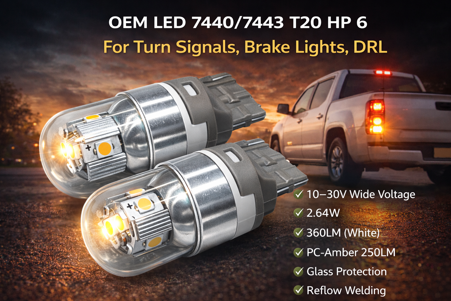 CMW5020-LED 7440/7443 T20 HP 6 CMW5020-LED 7440/7443 T20 HP 6