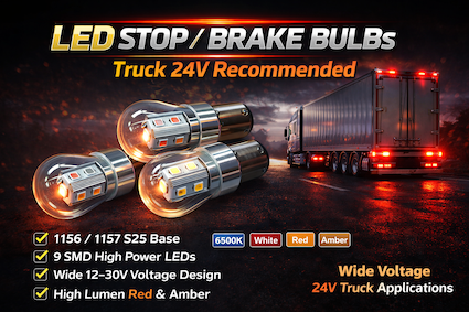 CMS6025-LED 1156/1157 S25 SMD 9