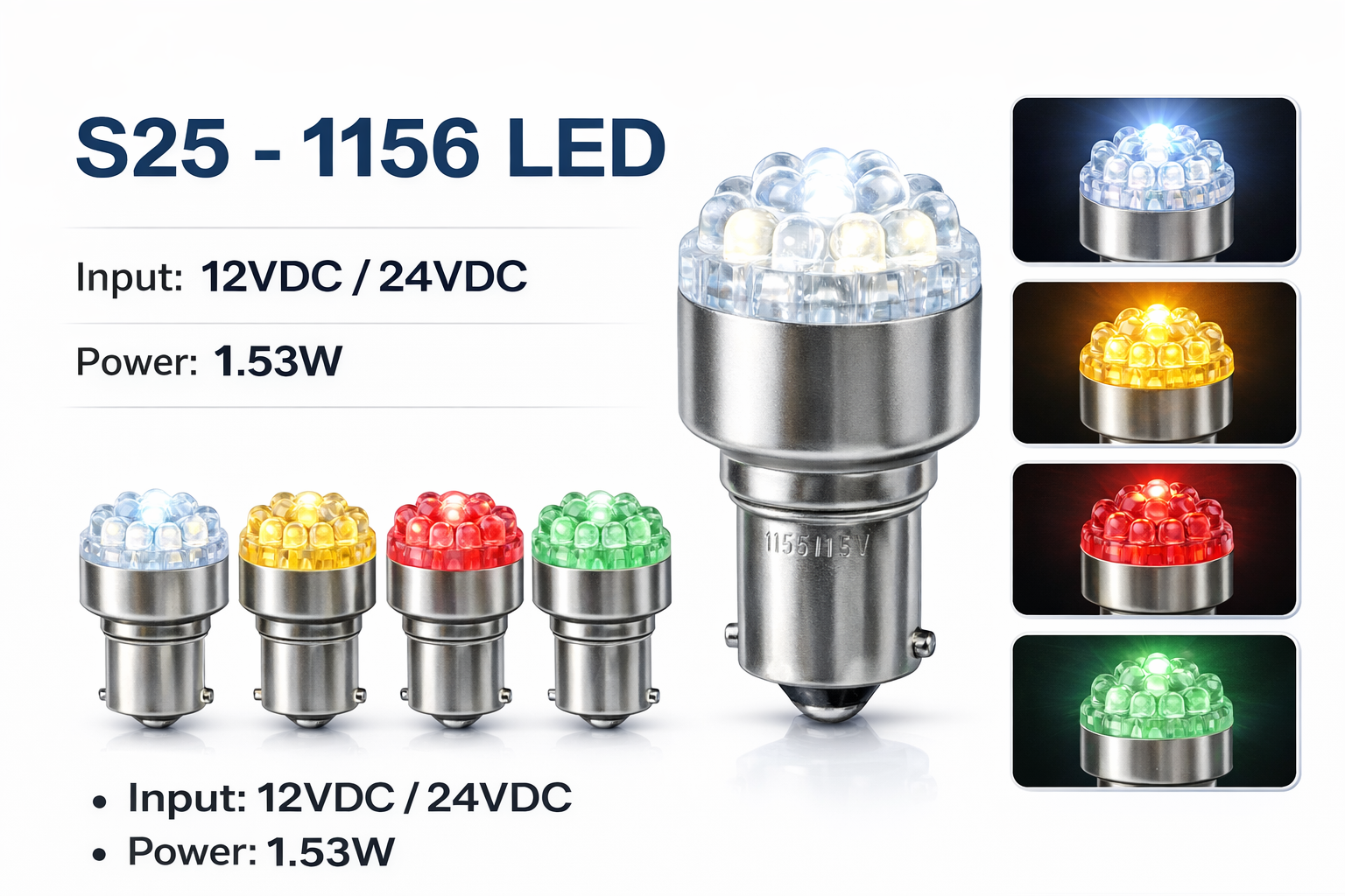 CM4825-1156 S25 Ba15s LED 19 CM4825-1156 S25 Ba15s LED 19