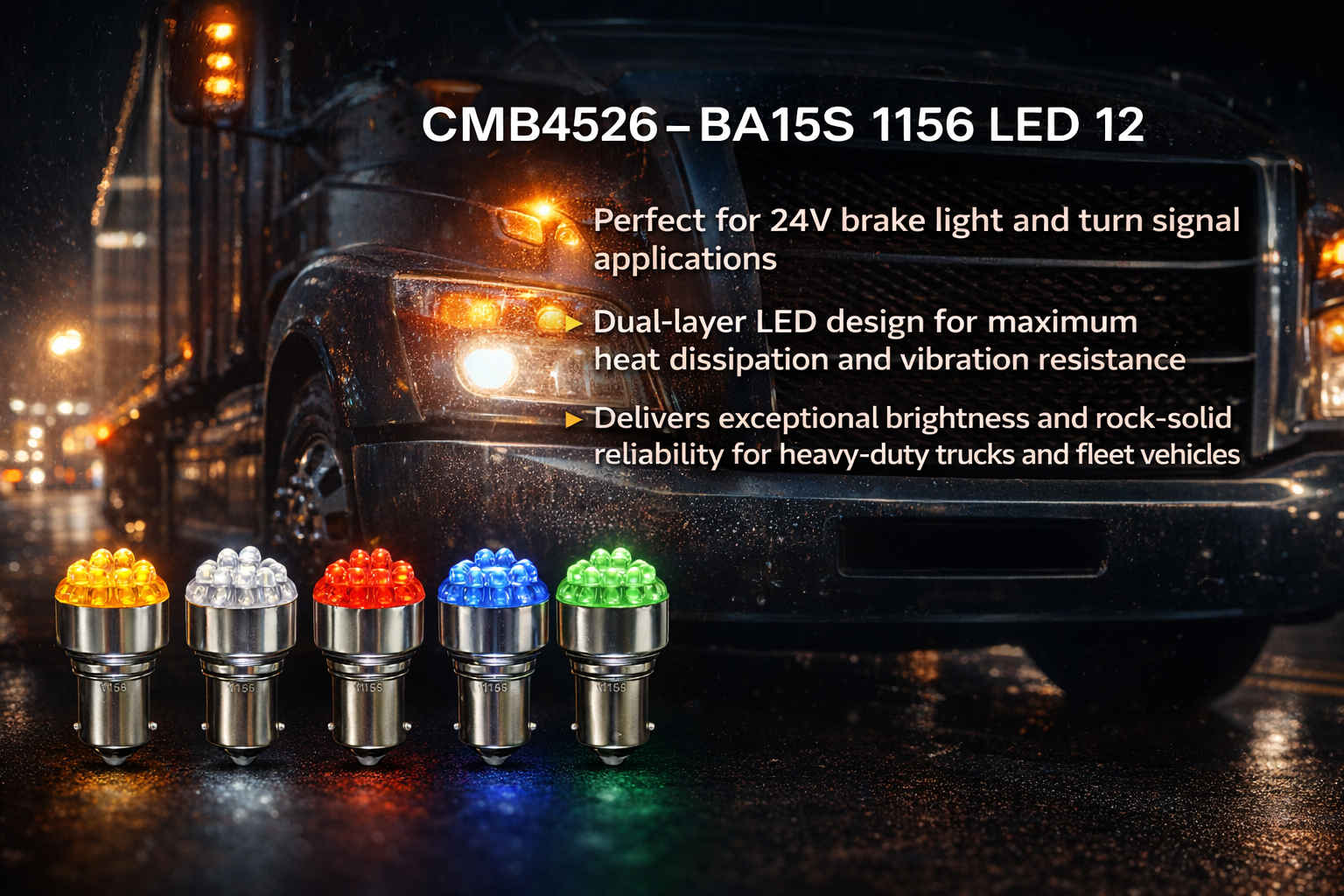 CMB4526-BA15S 1156 LED 12 CMB4526-BA15S 1156 LED 12