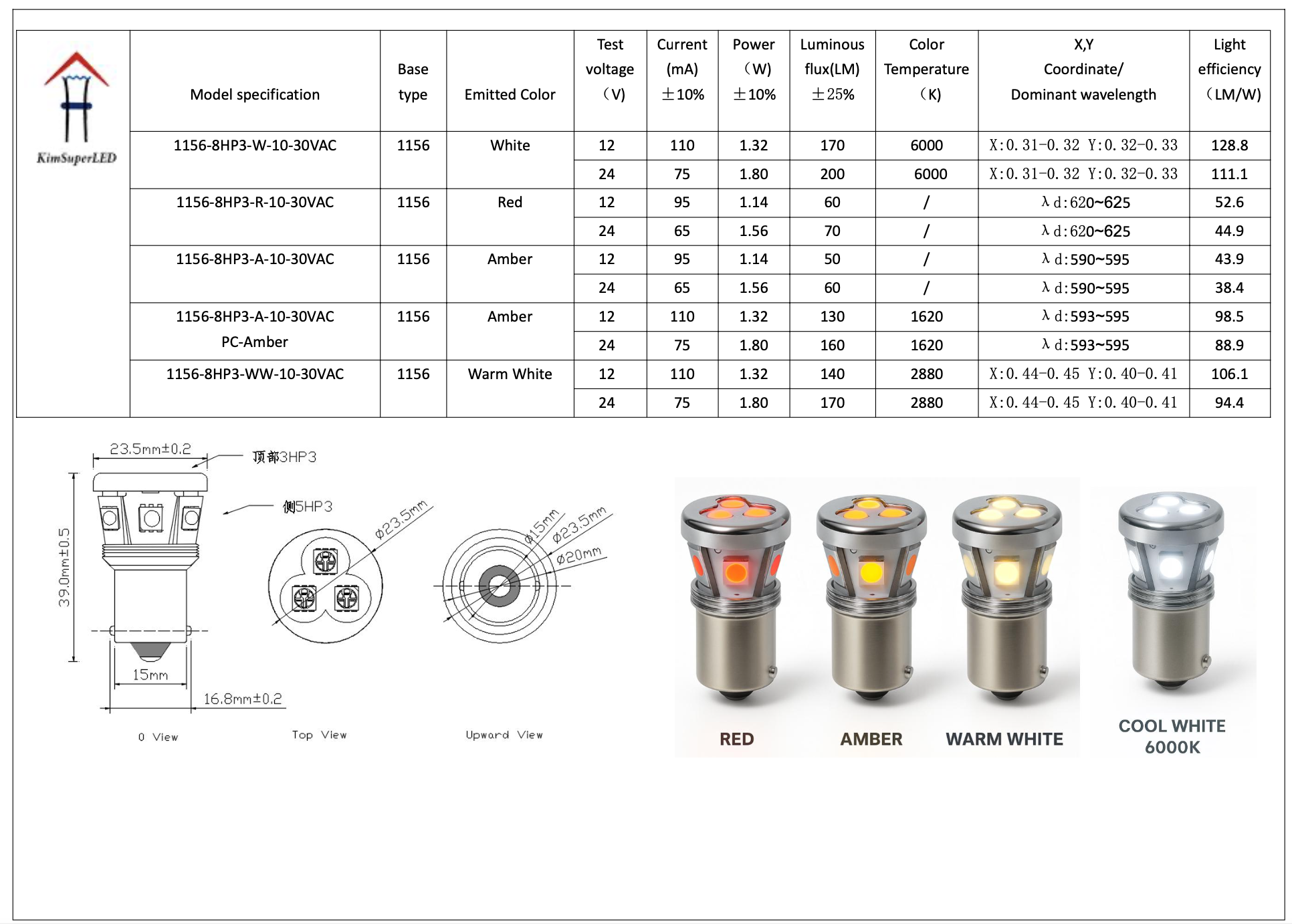 CMS3519-LED 1156/1157 T25 HP3 8 CMS3519-LED 1156/1157 T25 HP3 8