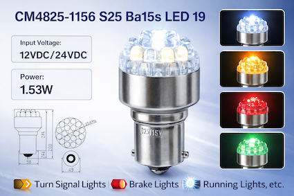 CM4825-1156 S25 Ba15s LED 19
