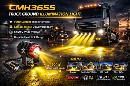 CMH3655-shaped headlight LED