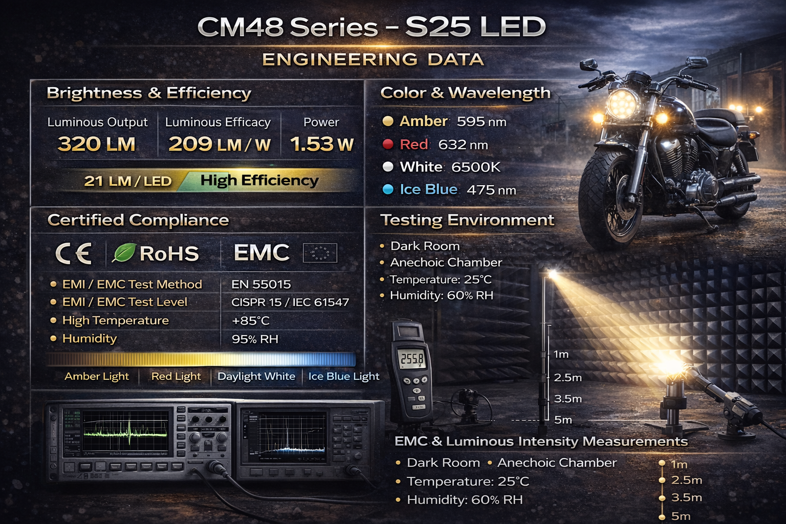 CM4825-1156 S25 Ba15s LED 19 CM4825-1156 S25 Ba15s LED 19