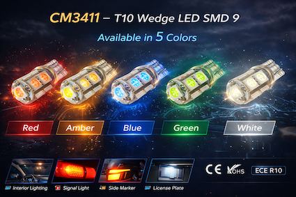 CM3410-T10 Wedge LED SMD 9