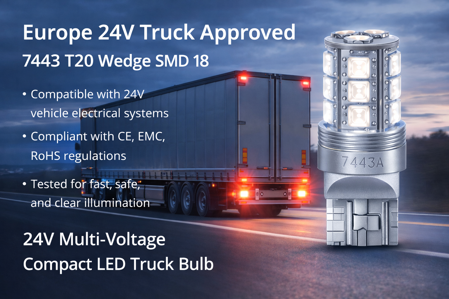 CMW4020-LED 7443 T20 Wedge SMD 18 CMW4020-LED 7443 T20 Wedge SMD 18