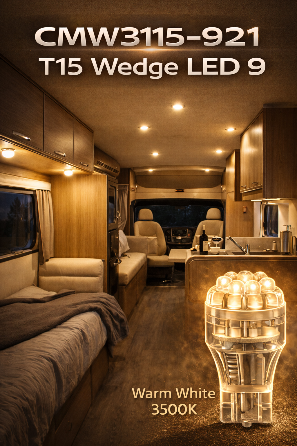 CMW3115-921 T15 Wedge LED 9 CMW3115-921 T15 Wedge LED 9