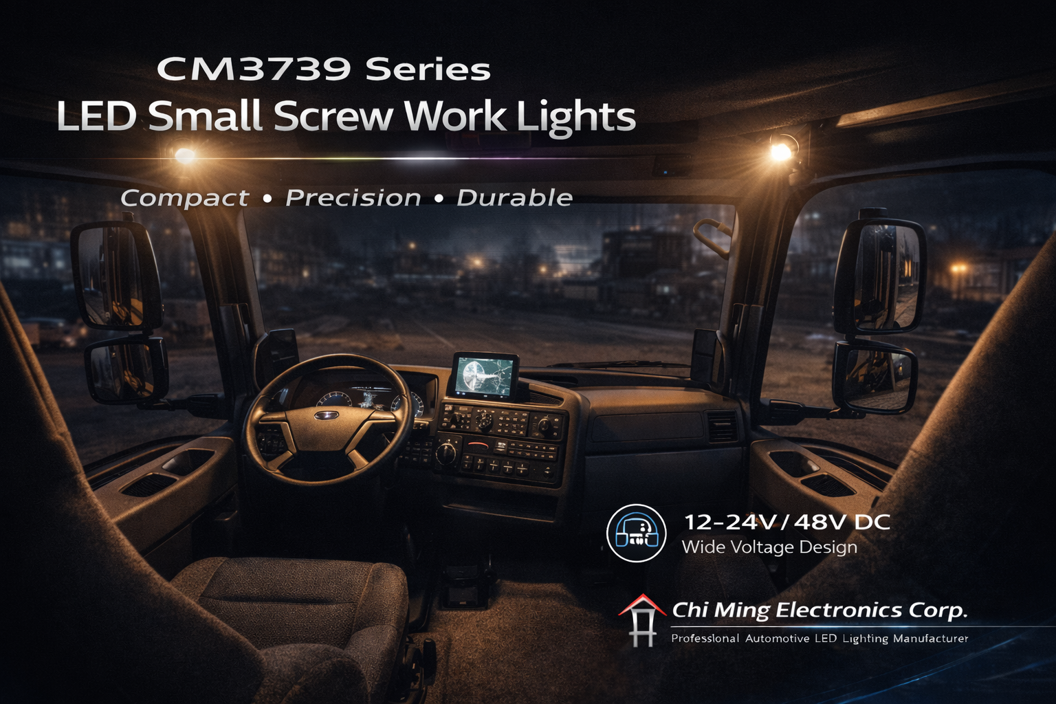 CM3739-LED Small screw Work Lights