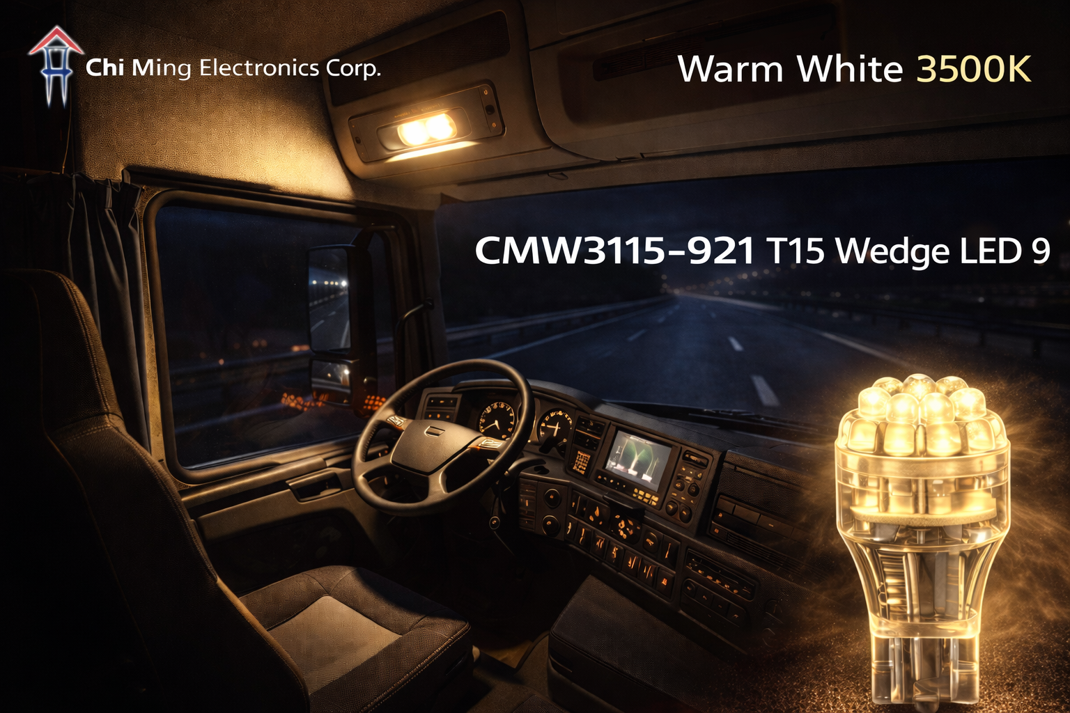 CMW3115-921 T15 Wedge LED 9 CMW3115-921 T15 Wedge LED 9