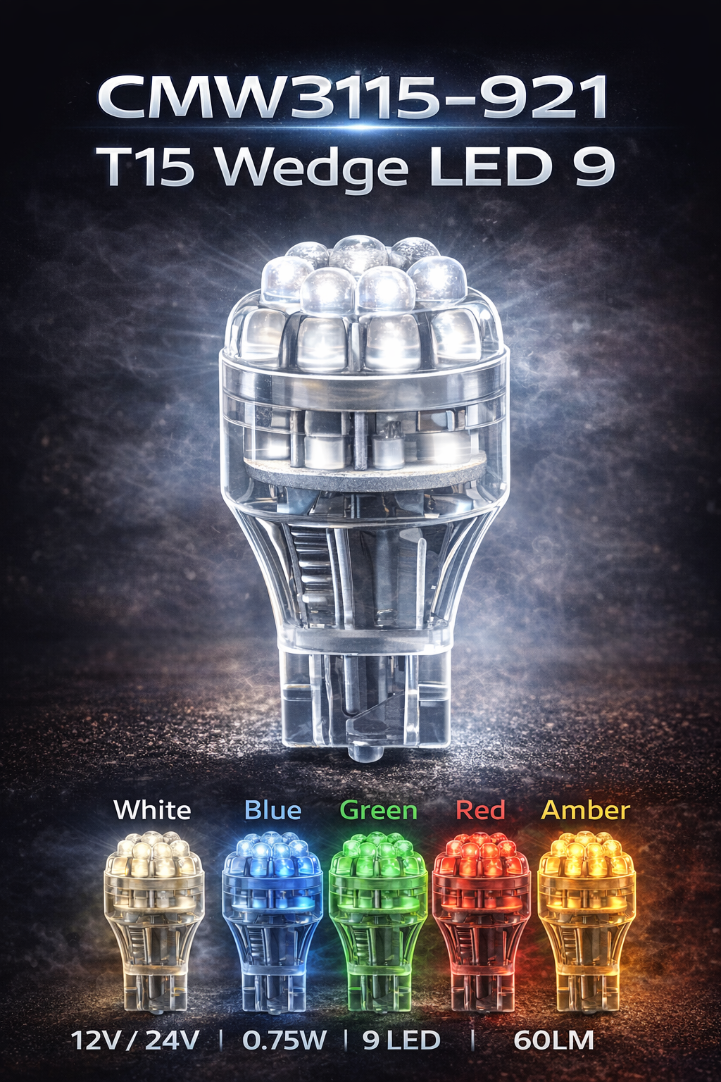 CMW3115-921 T15 Wedge LED 9