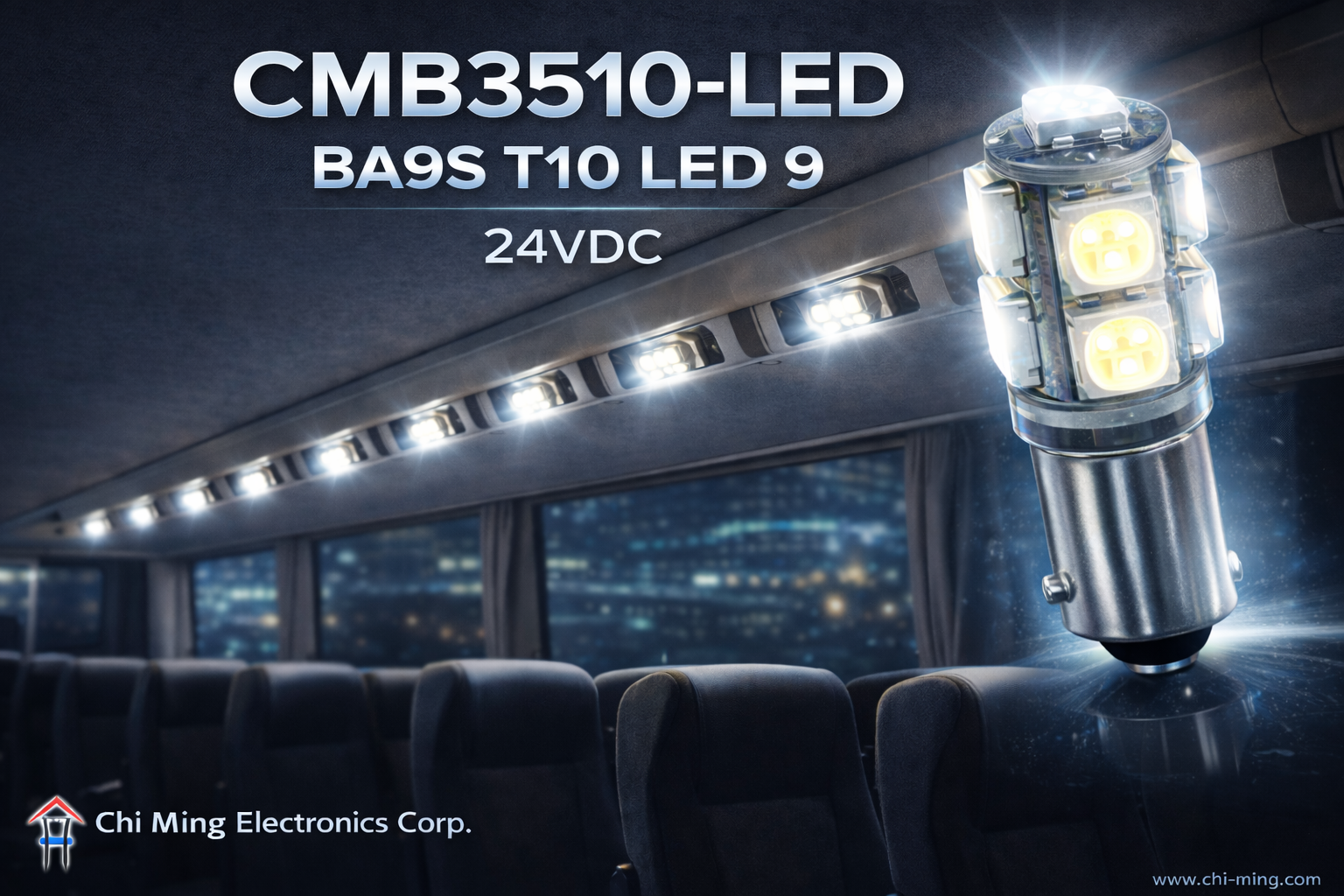 CMB3510-LED BA9S T10 LED 9 CMB3510-LED BA9S T10 LED 9