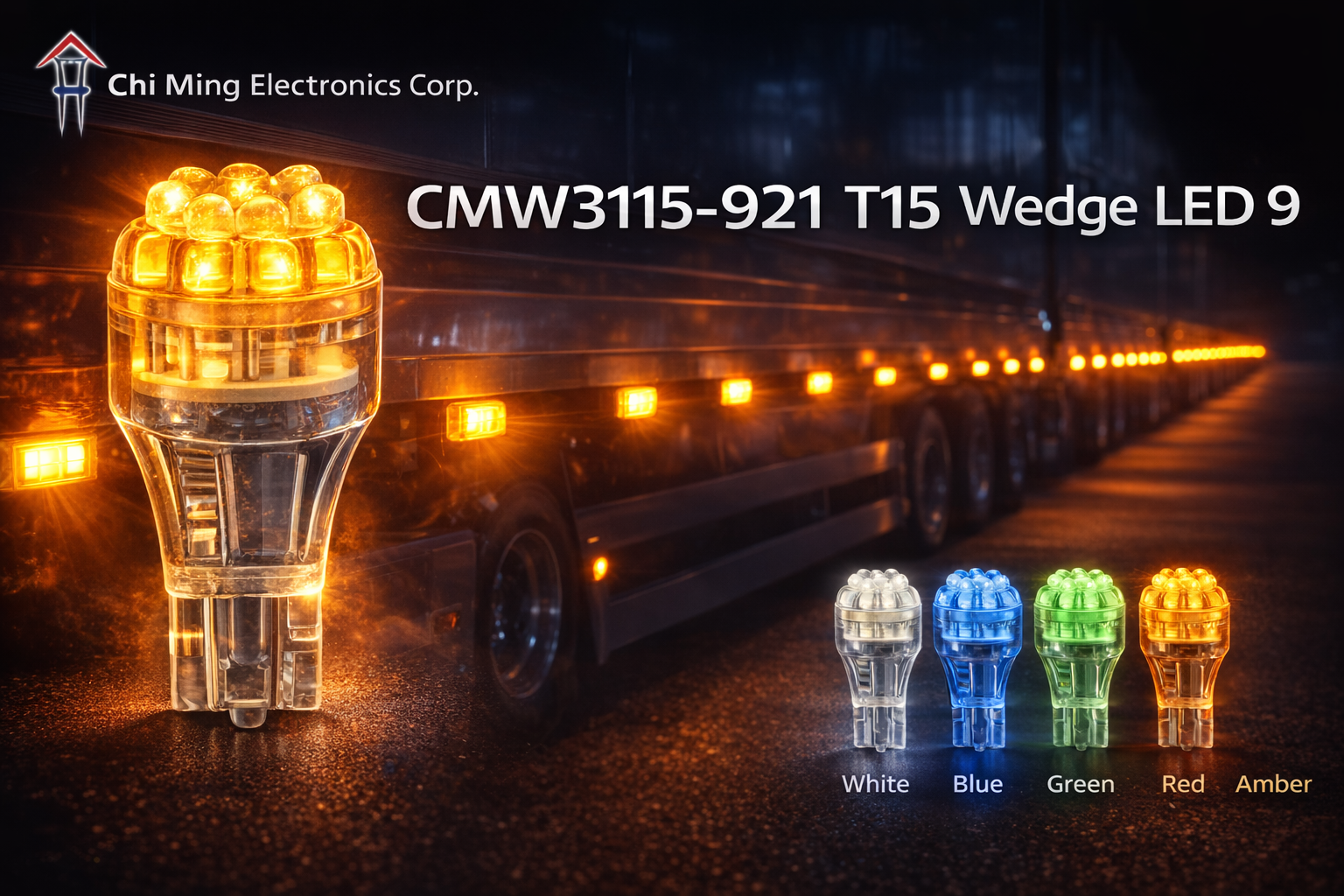 CMW3115-921 T15 Wedge LED 9 CMW3115-921 T15 Wedge LED 9
