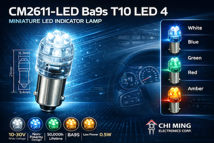 CM2611-LED Ba9s T10 LED 4