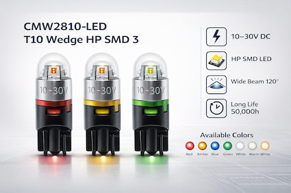CMW2810-LED T10 Wedge HP SMD 3
