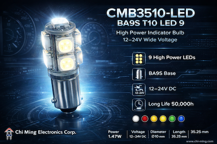 CMB3511-LED BA9S T10 LED 9