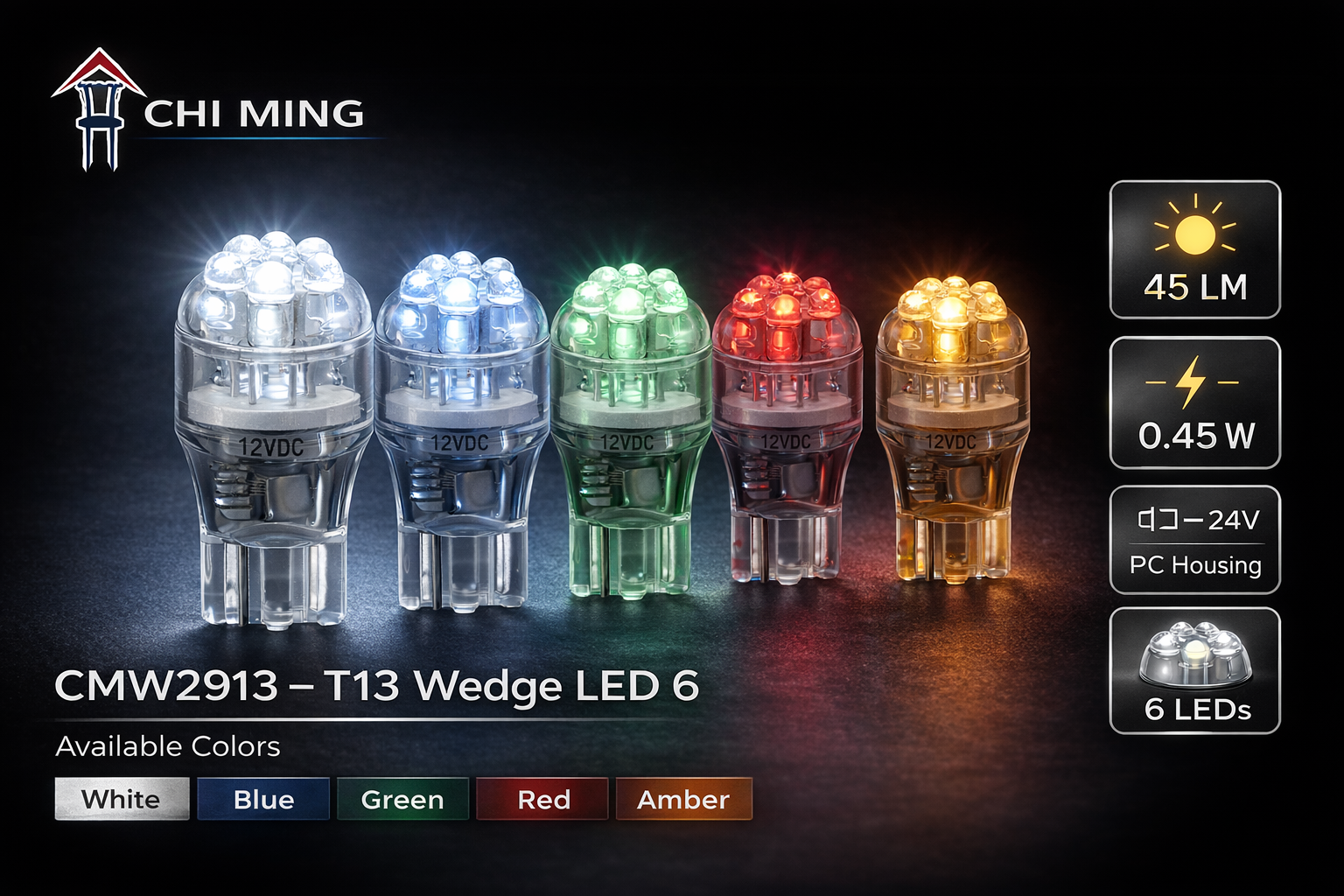 CMW2913-T13 Wedge LED 6 CMW2913-T13 Wedge LED 6