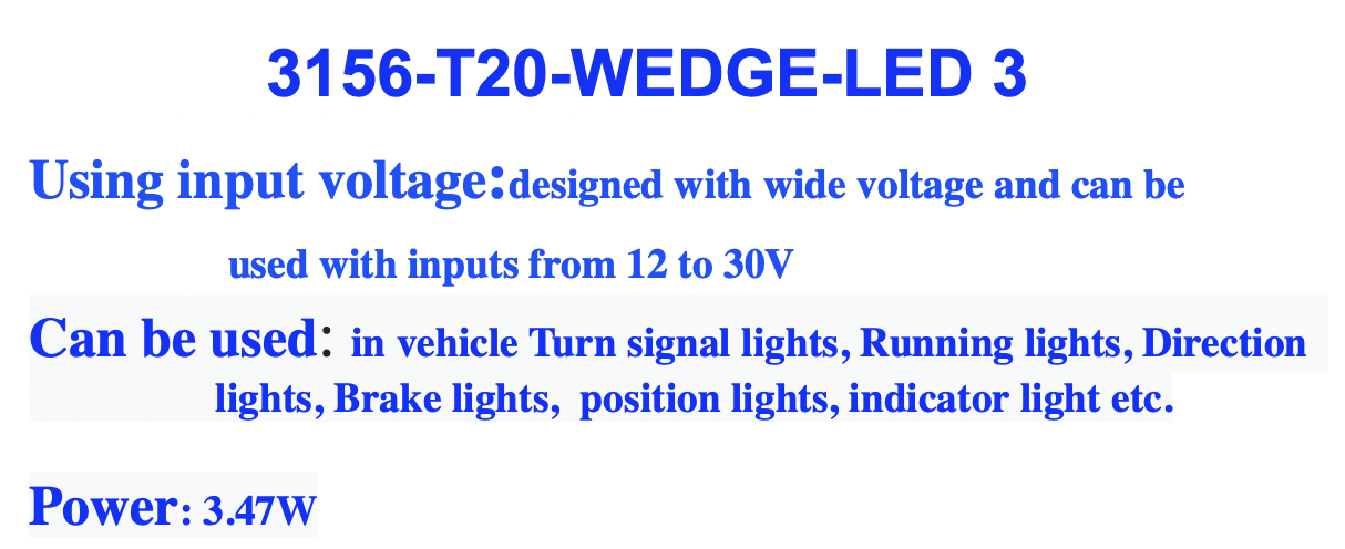 3156-T20-WEDGE-LED 3